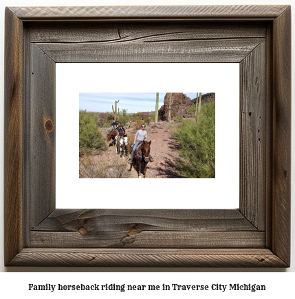 family horseback riding near me in Traverse City, Michigan